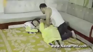 Indian Bhabhi In Yellow Saree Having Secret Sex