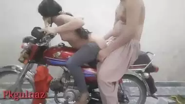 Girlfriend Fucked On Bike