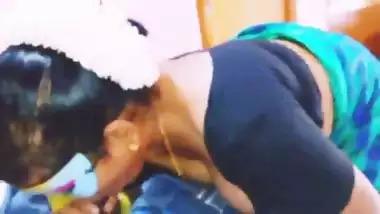 Indian threesom blowjob. Aunty, wife and husband. Telugu dirty talks.