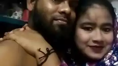 Desi village bhabi kiss with old father in lw