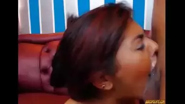 Hot sexy latina likes blowjob deepthroat black cock