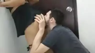 Selfmade romance video of young couple before marraige