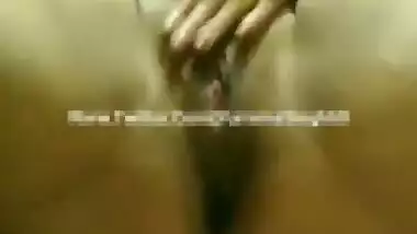 Horny Punjabi wife fingering her juicy pussy