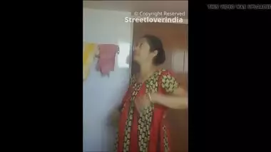  Sexy Mature Indian aunt spied in bathroom Part 1