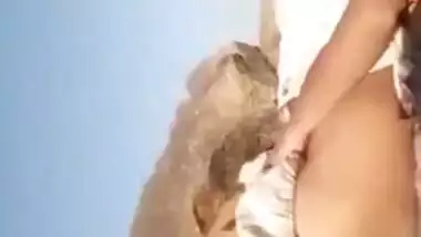 Desi lovers outdoor painful fucking