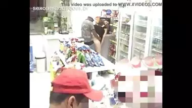 Store Owner Having Anal Sex Recorded In CCTV Camera