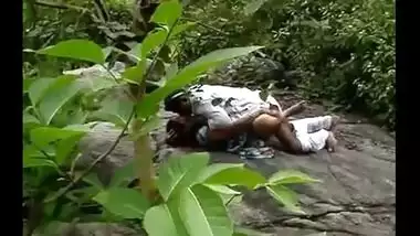 Peeping into couple’s outdoor sex