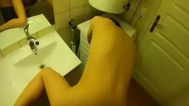 Cumming Together In The Bathroom!