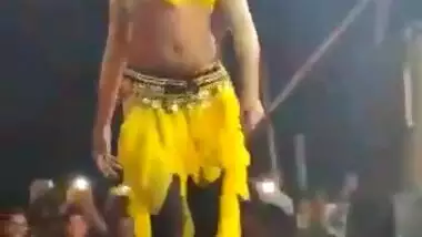 Desi cute girl stage dance