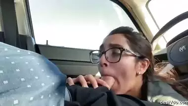 Amateur Student Sucking and Dripping Cum Out Her Mouth