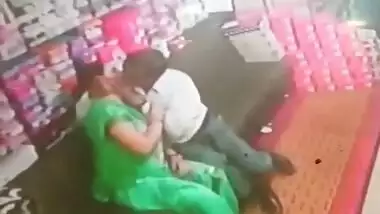 Desi tharki uncle forcefully smootch aunty in shoe shop