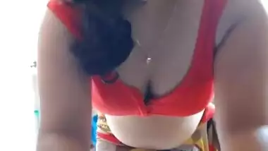 Enticing Desi female with XXX boobs put a vibro-toy into her cherry