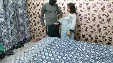 Busty Pakistani milf fucks a guy on camera