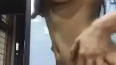 Breasty girl hawt selfie MMS video