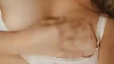 Extremely Beautiful Desi Babe Full Nude Boobs Show Hard fucking part 1