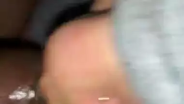 Eating Chocolate Cum by sexy Indian Lady
