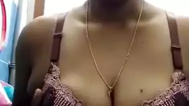 South Indian aunty exposing before her bath