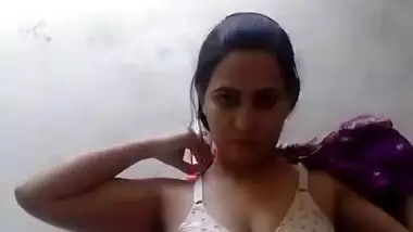 Sexy girl showing boobs and pussy