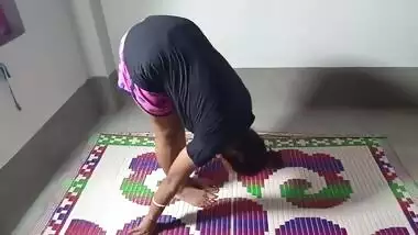 Bengali Boudi And Yoga Trainer In My Rough Painful Fuck Me Hard When Teaching Yoga At My Home