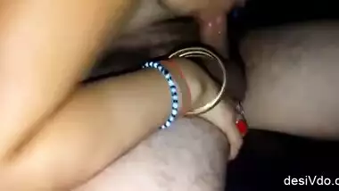 Horny Desi Bhabhi Sucking Dick