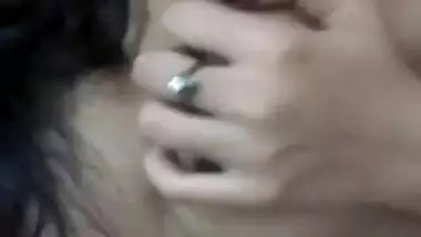 desi college gf self boob press