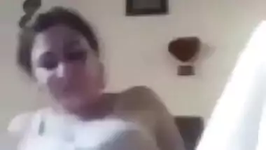 Unsatisfied Paki Wife Humping on Pillow