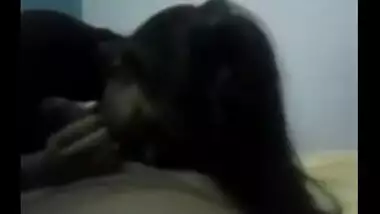 XXX sex hawt movie of college beauty Bani sucking cock