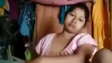 Super horny Bangla girl fingering pussy