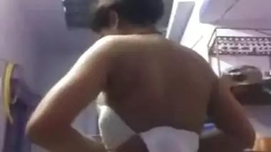 Indian Girl Changing For Her BF