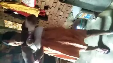 After work Desi woman shows XXX assets in sex clip filmed in garage