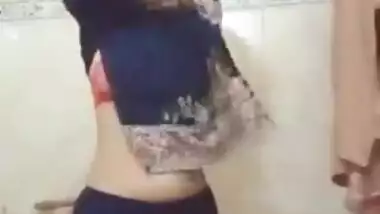 Tall Paki Girl Stripping In Bathroom Video