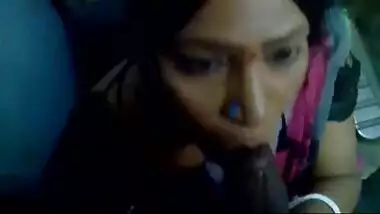 Indian mature aunty blowjob in train