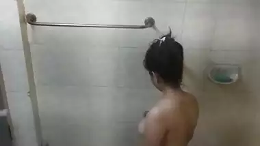 Indian hidden camera in bathroom