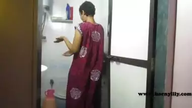 Horny Lily In Shower Teasing Indian Fans