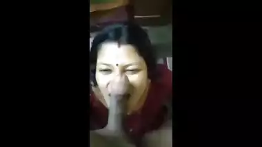 Mature Wife Giving Blowjob