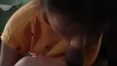 Desi girl blowing lover