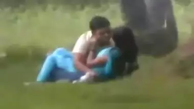 College girl outdoor romance with lover