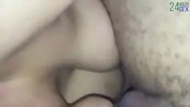 A teen girl tasting a man sperm at first time
