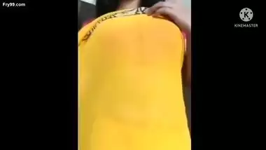 Beautiful Indian girl with big boobs and pussy shows herself on camera