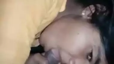 Village girl giving blowjob