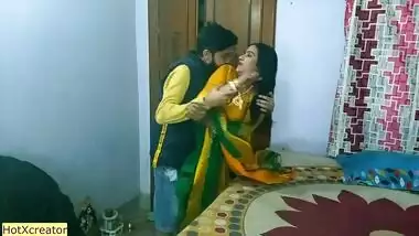 Experienced Desi auntie seduces her step-nephew on hot XXX session