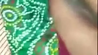 Desi Bhabhi anal pushing with a candle