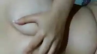 Sexy booby teen nude selfie video for her lover