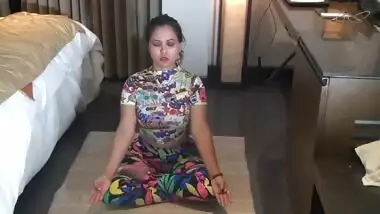 A Desi Girl Went on to Fucking Session While Yoga Practice was There by Niflix