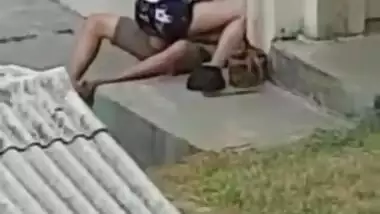 Beautiful girl fucking outdoor