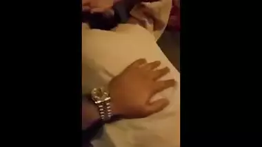 Drunk desi babe turn lewd with her office colleagues in a hotel