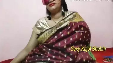 Today Exclusive-sexy Kajol Bhabhi Blowjob And Fucked