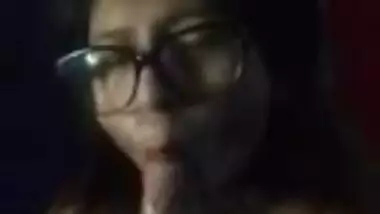 Girlfriend Blowjob with Glasses MyNakedWeb