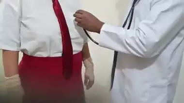 Indian doctor using student in hospital