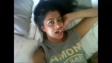 Desi Chick Covered In Boyfriend's Load